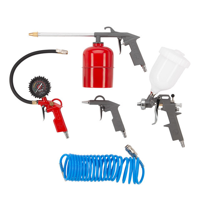 Набір фарбувальний пневматичний 5 од. INTERTOOL PT-1502 Київ - фото 11