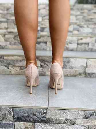Nivelle Туфлі жіночі NIVELLE пудра натуральна замша каблук 11см 36р 38р (1740/10502-10512) Коломия