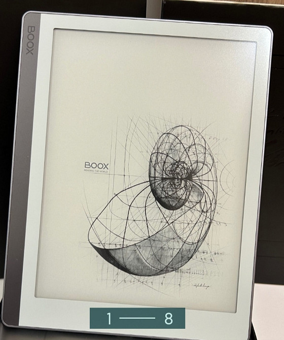 Новая электронная книга: ONYX BOOK LEAF GRAY + чехол. Киев - изображение 1