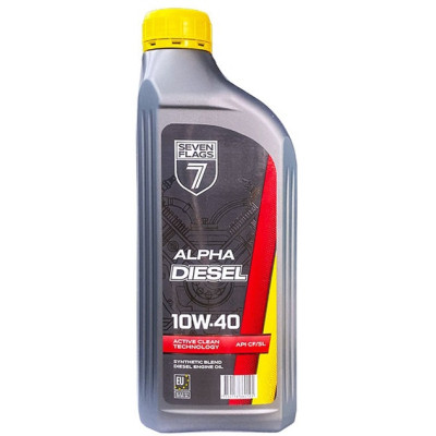 Моторна олива 7FLAGS Alpha DIESEL 10W-40 0,85 Вінниця - фото 1