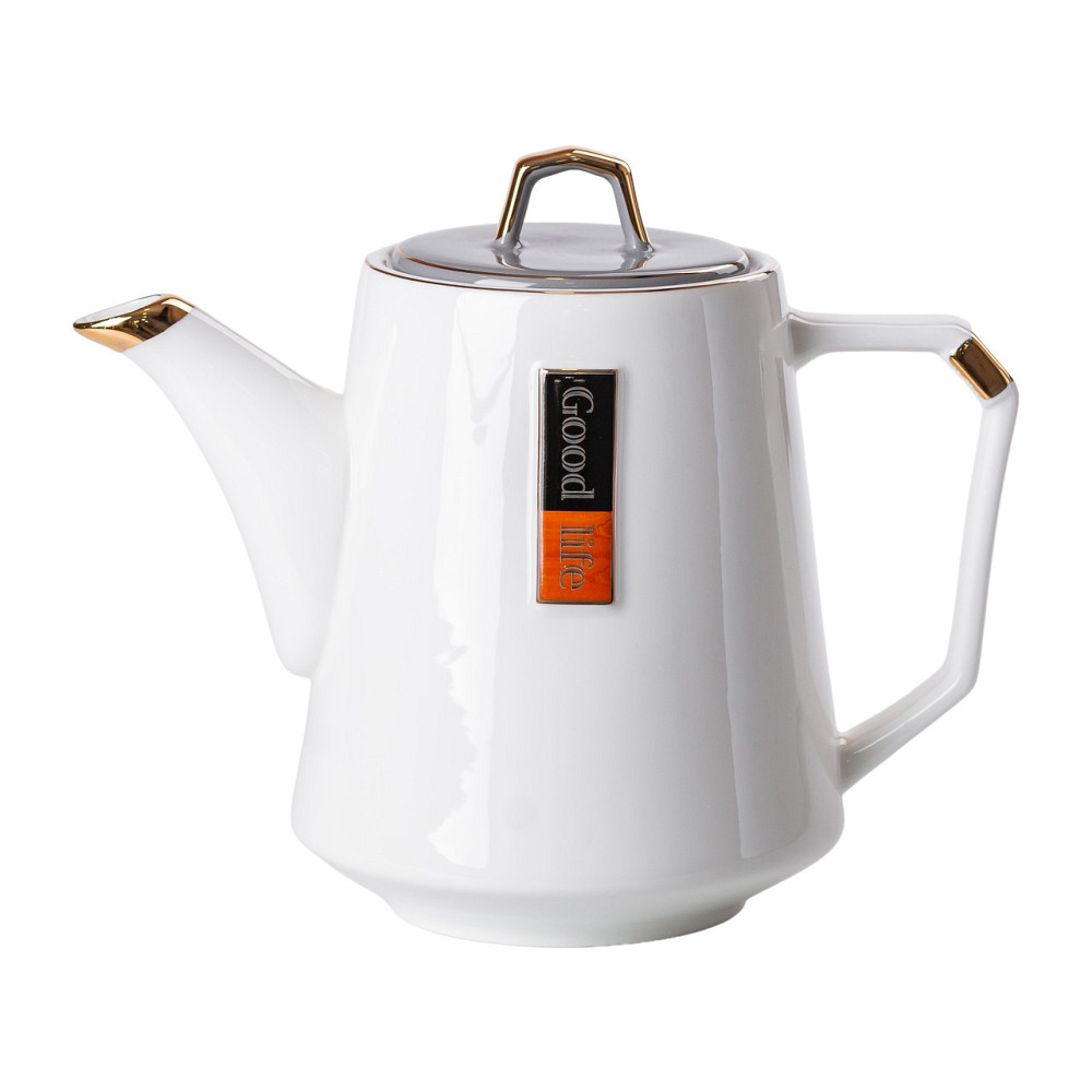 Yiwu Чайний сервіз на 6 персон з порцелянаовою підставкою, сірий HP-15-26 Коломыя - изображение 2