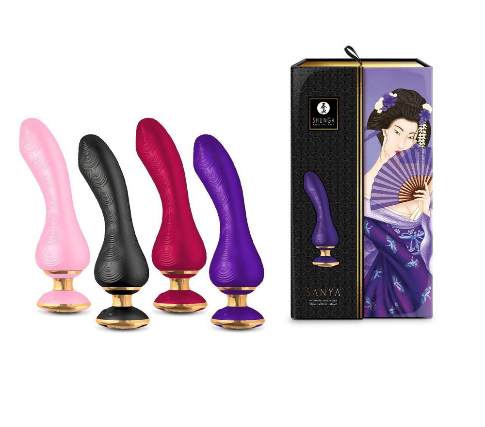 Вибратор для точки G Shunga Sanya Raspberry, гибкий ствол Sex Aura Киев - изображение 8