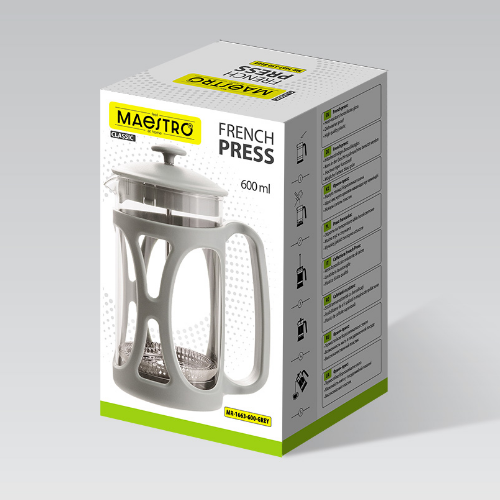 MR-1663-1000-GREY Заварник Maestro  кава/чай(1,0л) Житомир - фото 3