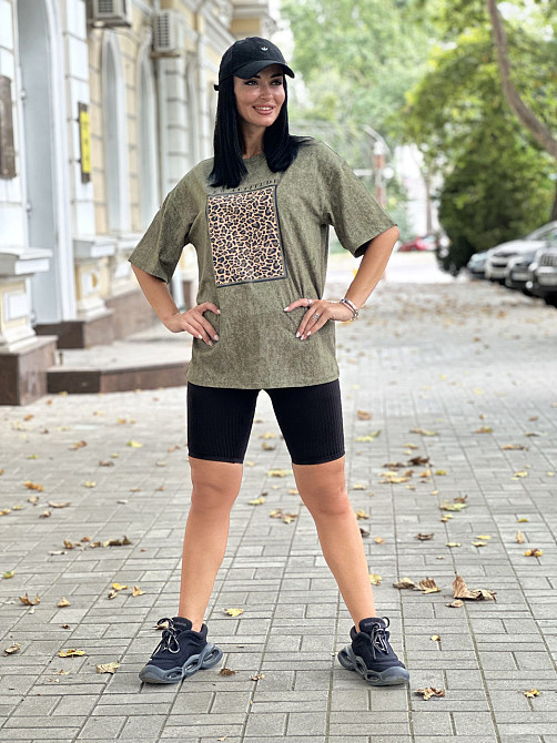 Летний женский комплект с велосипедками рубчик Galway Киев - изображение 4