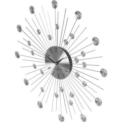 Настенные часы Esperanza Wall Clock Boston EHC002 50 см с лучами из стали и кристаллами (EHC002) Винница - изображение 2