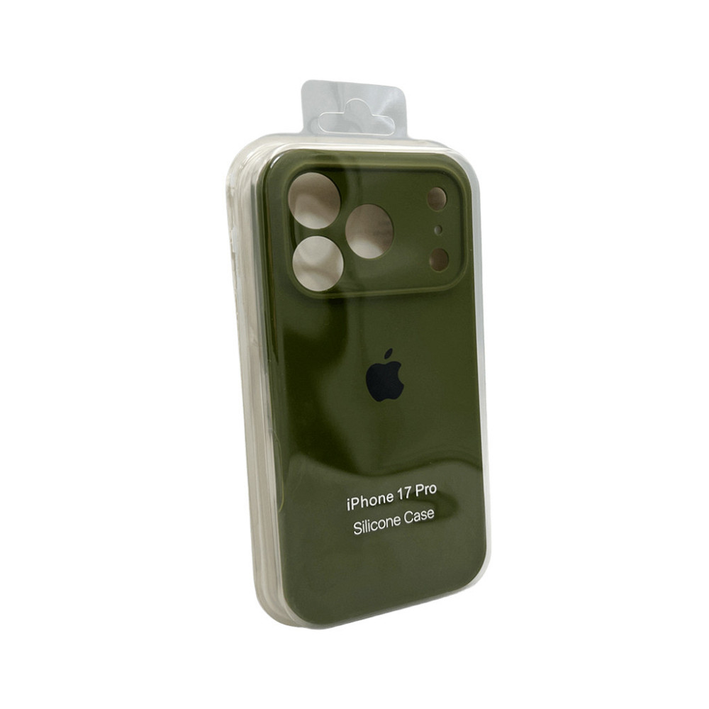 Чохол для смартфона Silicone Full Case AA Camera Protect for Apple iPhone 17 Pro 29,Army Green Київ - фото 2