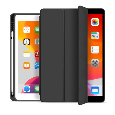 Чохол до планшета BeCover Tri Fold Soft TPU mount Apple Pencil Apple iPad 9.7 2017/2018 A1822/A1823/A1893/A1954 Black (708453) Вінниця - фото 2