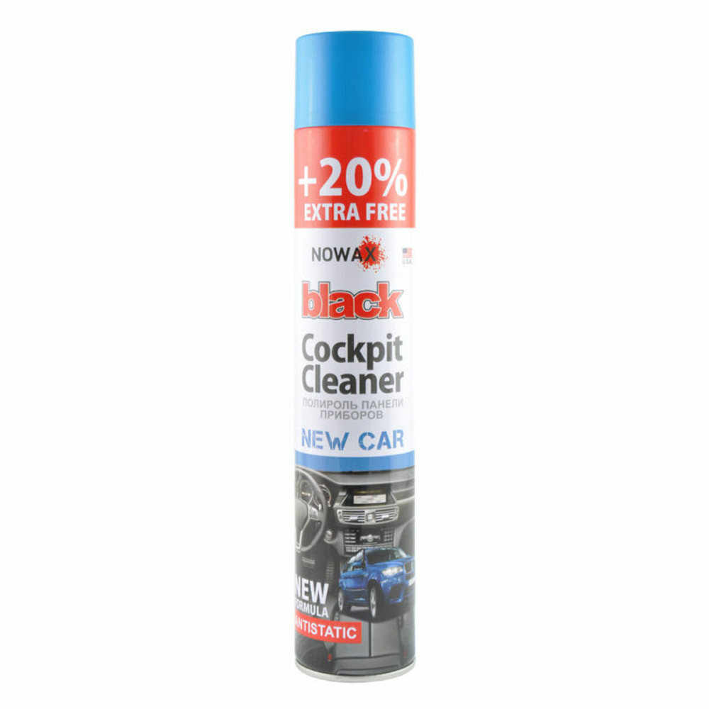 Поліроль для панелі приладів Nowax Cockpit Cleaner Spray Нова машина, 750мл Київ - фото 1