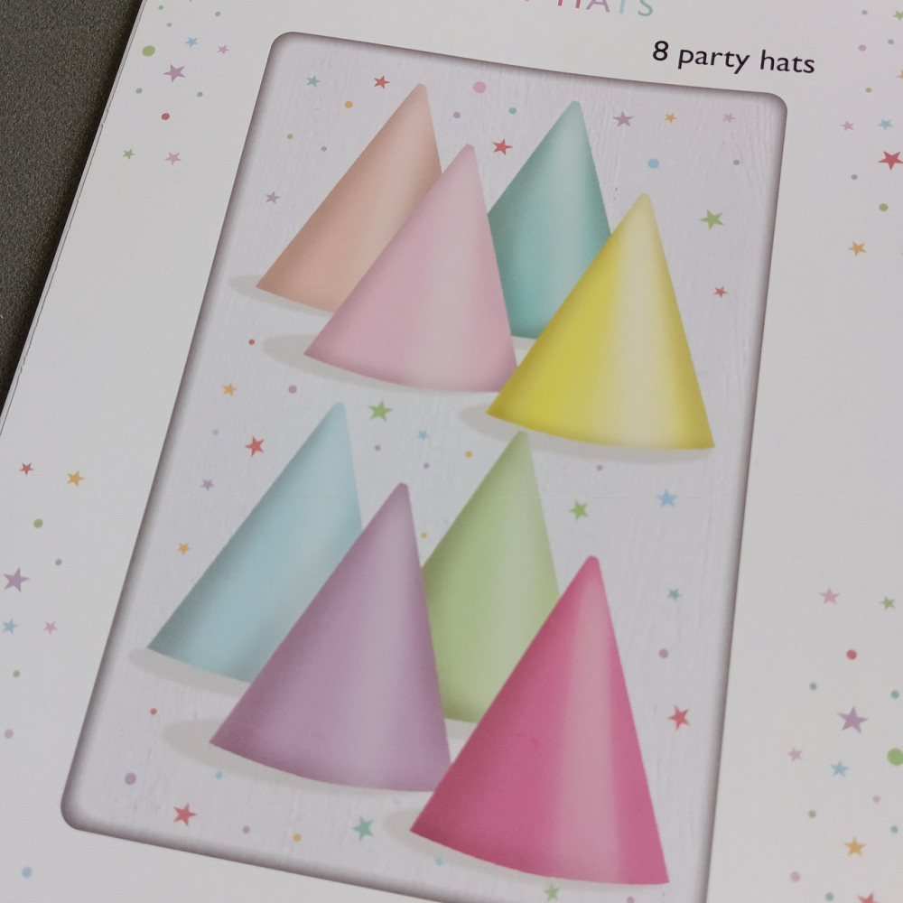 Набір ковпаків, 8 штук, висота 16 см, Happy Birthday Київ - фото 2