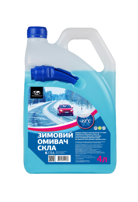 Омивач скла зимовий, -22, 4 л з лійкою Павлоград - фото 1