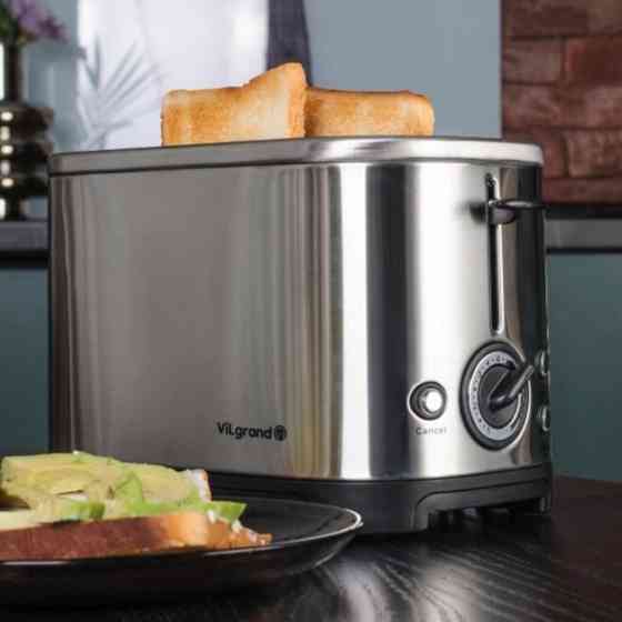 Електро тостер ViLgrand VT0928S 950 Вт, Тостер з підйомником для маленьких скибочок JP-13 Івано-Франківськ