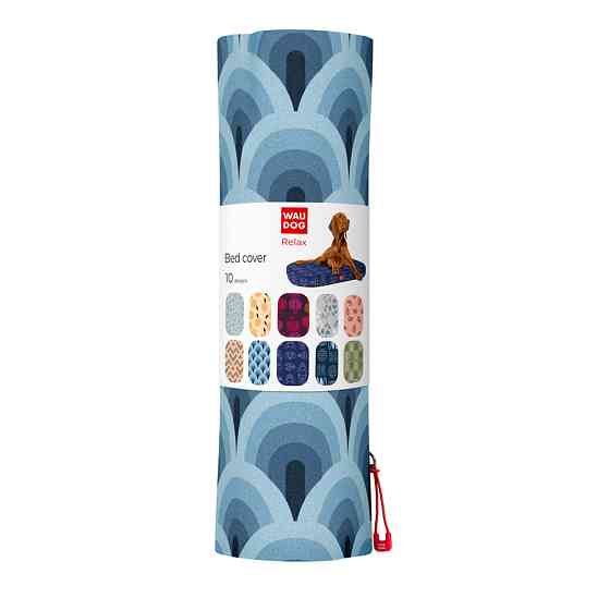 Чохол для лежанки WAUDOG Relax, малюнок "Хвилі", М, Ш 80 см, Дл 55 см Коломыя