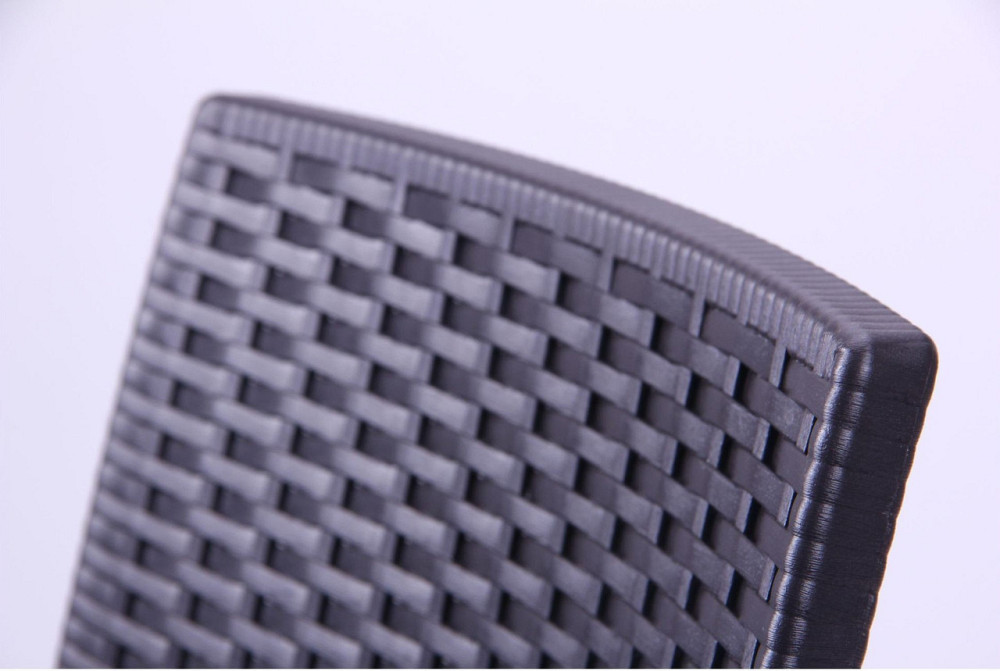 Садовий стілець Daf під ротанг з підлокітниками Темно-коричневий Київ - фото 8