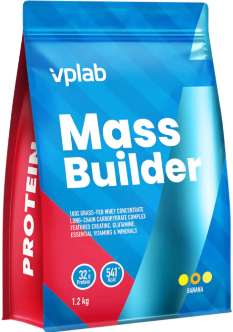 Гейнер Vplab Mass Builder 1200g банан Київ - фото 3