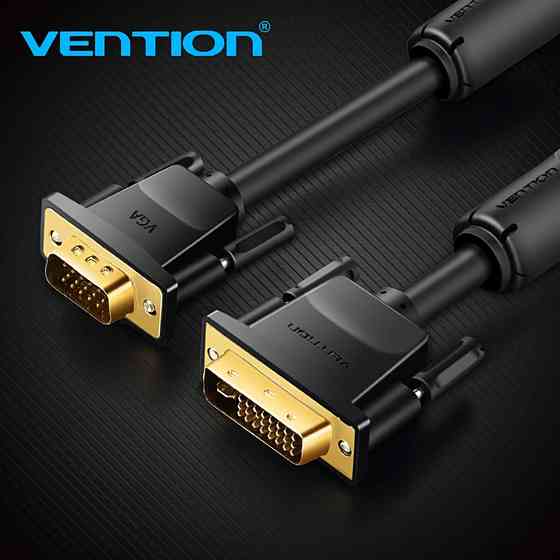 Кабель Vention DVI(24+5) to VGA Cable 3M Black (EACBI) Киев