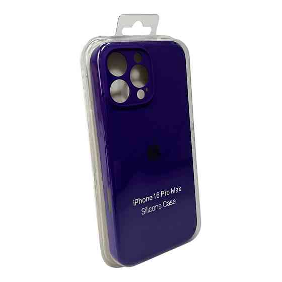 Чохол для смартфона Silicone Full Case AA Camera Protect for Apple iPhone 16 Pro Max 22,Dark Purple Київ