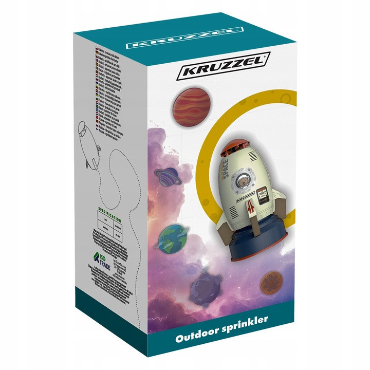 Детская водная ракета - разбрызгиватель с подключением воды Kruzzel (24960) Нововолынск - изображение 6