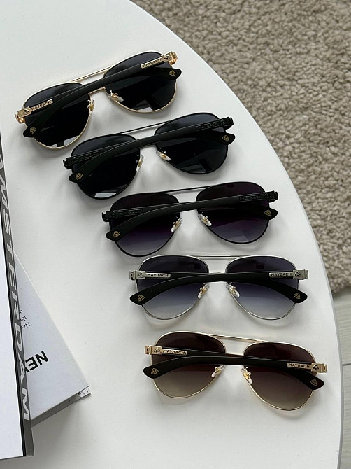 Сонцезахисні окуляри унісекс Maybach з металевою оправою 🔥 Київ - фото 7