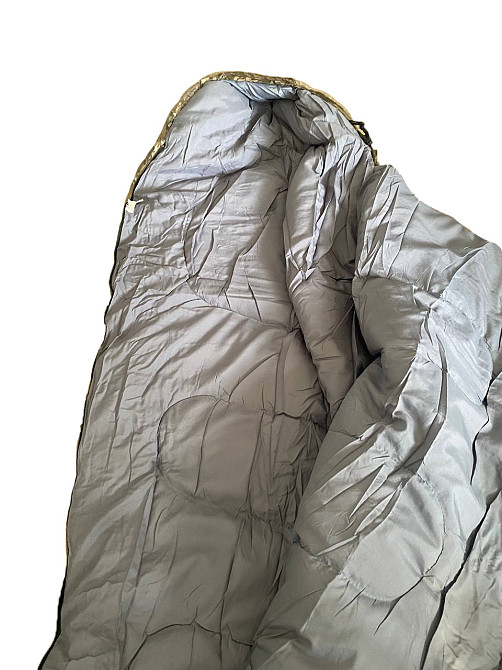 Спальний мішок тактичний для військових та армії ЗСУ, Спальник-кокон армійський Камуфляж Кам'янець-Подільський - фото 5