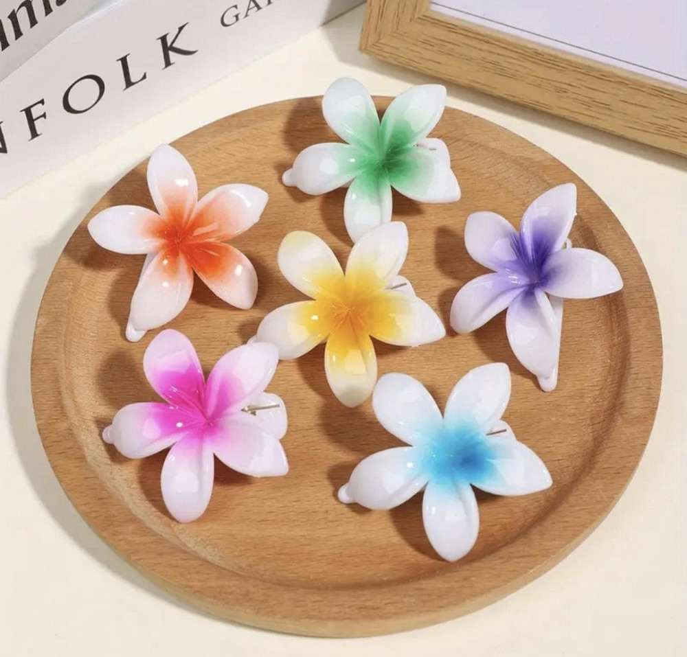 Комплект затискачів для волосся квітка 6 шт (4х4 см) Смела - изображение 6