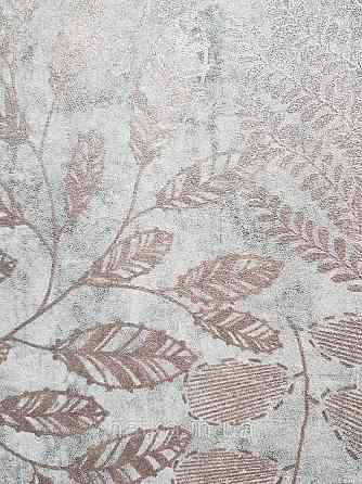 Шпалери вінілові на флізеліні AS creation The Bos 0.53х10 листя гілки бронзові на сірому Київ