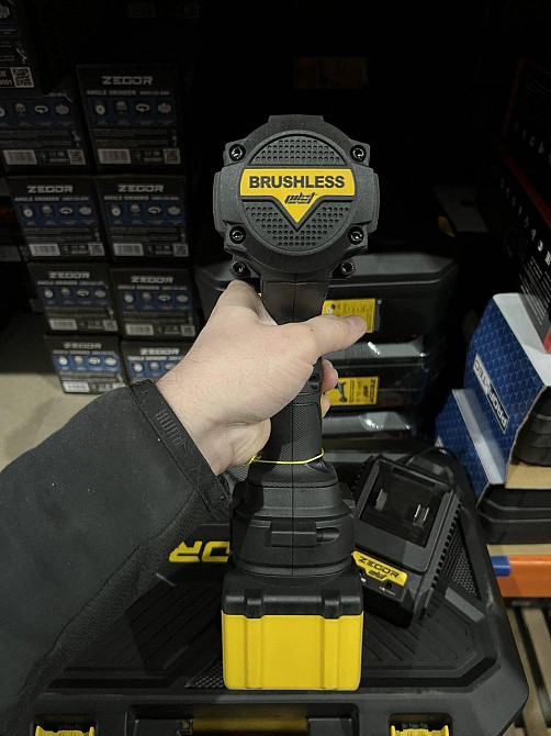 Гайковерт ударний акумуляторний ZEGOR SDPP-21BL-1600 (акум 21V 6.0Ah 1шт і зарядка) Київ - фото 7