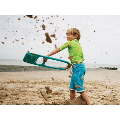 Іграшка для піску QUUT Лопатка SСOPPI з ситом для піску та снігу зелений+жовтий (170204) Вінниця - фото 7