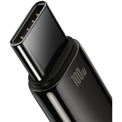 Дата кабель USB 2.0 AM to USB-C 1.0m 100W black Baseus (CAWJ000001) Винница - изображение 8