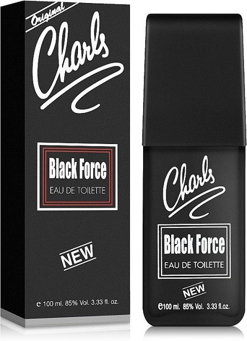 Туалетная вода мужская Charls Black Force 100 мл Чарли блек форс Запорожье - изображение 1