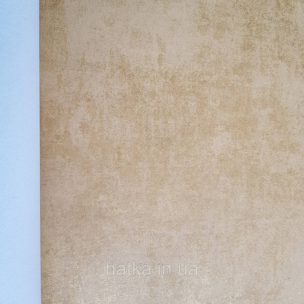 Шпалери флізелінові еко Casadeco Stone 0.53х10 під венеціанську штукатурку жовті золотисті з перламутром Київ - фото 2