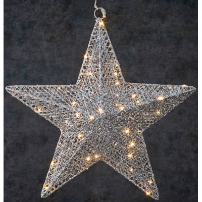 Гирлянда Luca Lighting Звезда 40 см 50 LED Серебристая (8718861683103) Винница - изображение 1