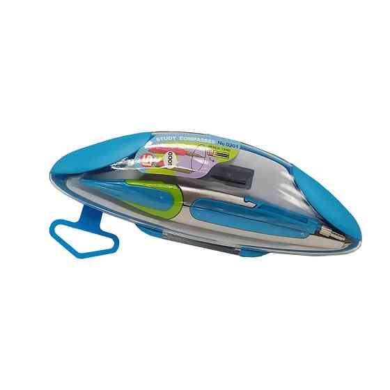 Циркуль 201 пластик Синій Вінниця