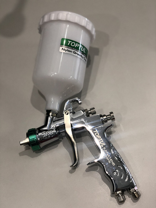 Краскопульт професійний HVLP ВП бачок 600мл, 1,4 мм TOPTUL KANA14N6 Одеса - фото 3