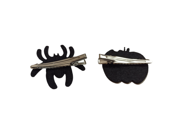 Набір 1 шпилька Павук та 1 шпилька Гарбуз для волос на Хелловін Київ