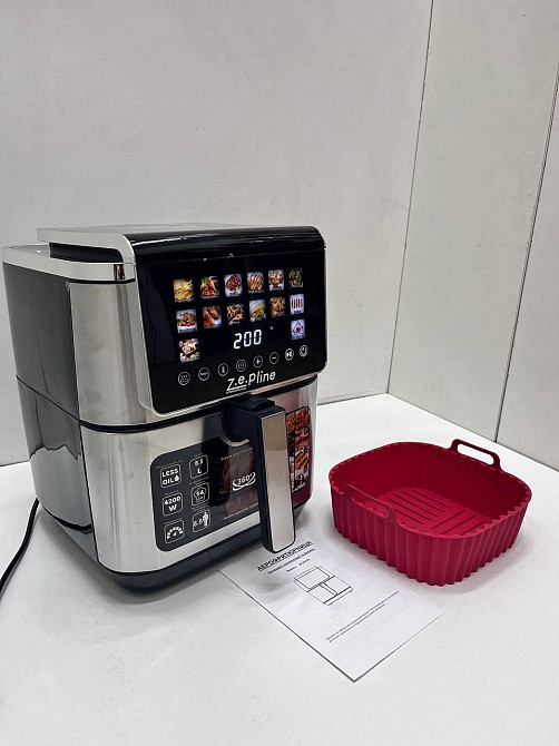 Фритюрница 13 л с двумя тэнами 4200 Вт Zepline ZP-00339 на 14 программ со съемным колышком (1) Одесса - изображение 7