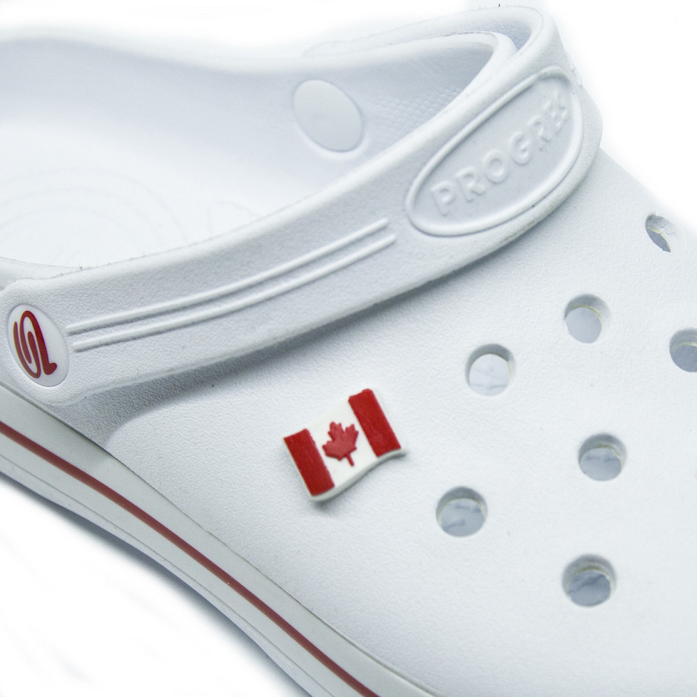 Джибитсы Jibbitz, для кроксов сабо Украшения КАНАДА флаг Одесса - изображение 1