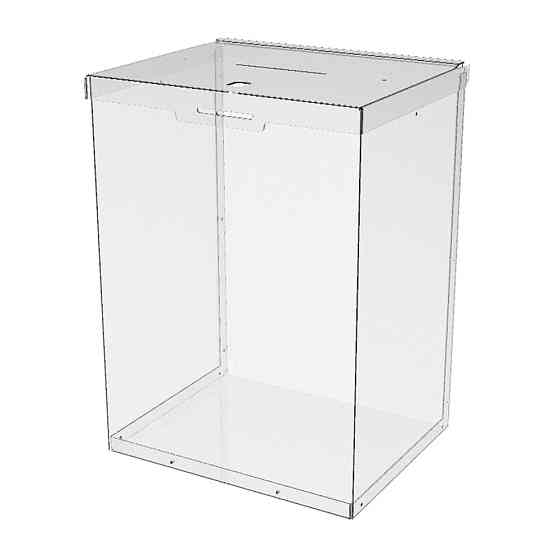 Ящик EKOSTAR с замком для пожертвований и сбора денег 250x200x340. Объем 17 литров Киев