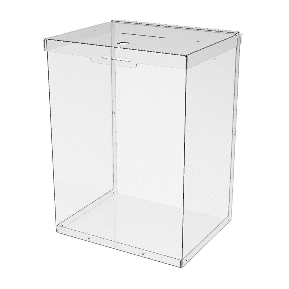 Ящик EKOSTAR с замком для пожертвований и сбора денег 250x200x340. Объем 17 литров Киев - изображение 2