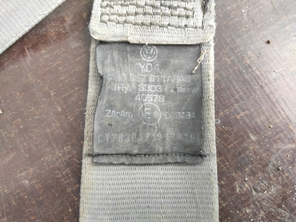 Ремінь безпеки VW T5 2003-2009 (7H0857811) Ковель - фото 2