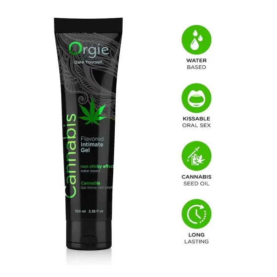 Лубрикант на водній основі Orgie - Lube Tube Cannabis (100 мл) Львів
