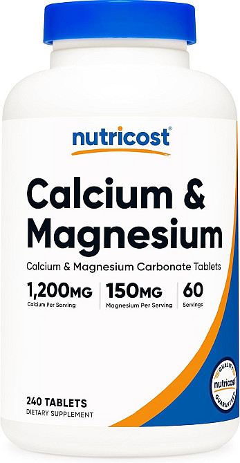 Calcium & Magnesium, 240 Tablets Луцьк - фото 1