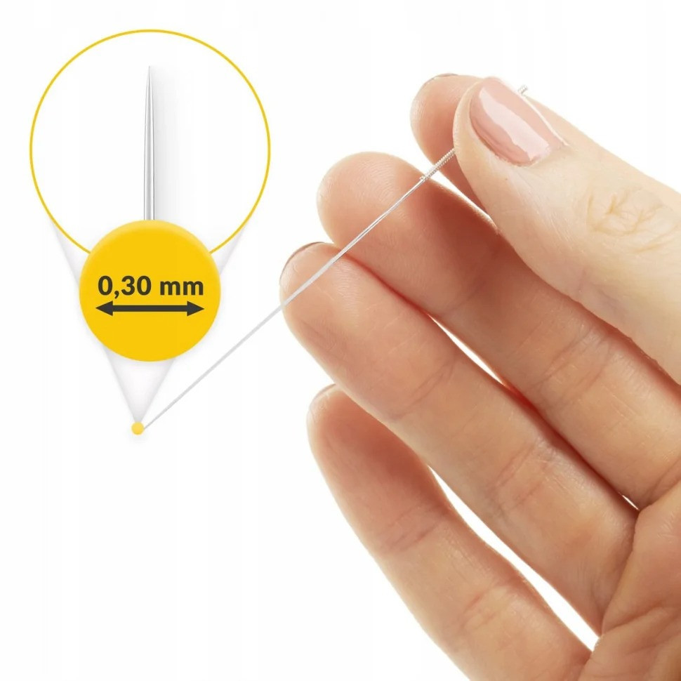 Голки акупунктурні 4FIZJO P-5905973405102 з направляючою, 0,3х100 мм, 100 шт Вінниця - фото 2