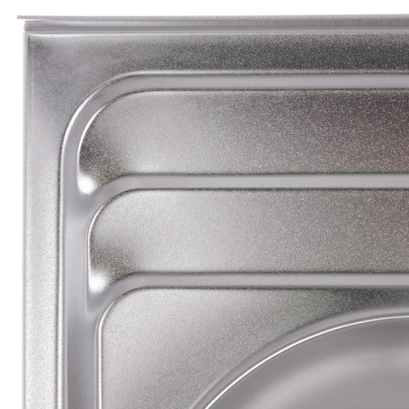 Накладна кухонна мийка Zerix Z8060B-08-180E Satin ZX1620 Харків - фото 4