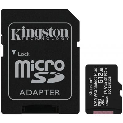 Карта пам&apos;яті Kingston 512GB microSD class 10 A1 Canvas Select Plus (SDCS2/512GB) Вінниця - фото 1
