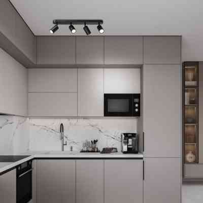 Светильник Videx під лампу 4xGU10 накладний поворотний (VL-SPF05B-WPB) Винница