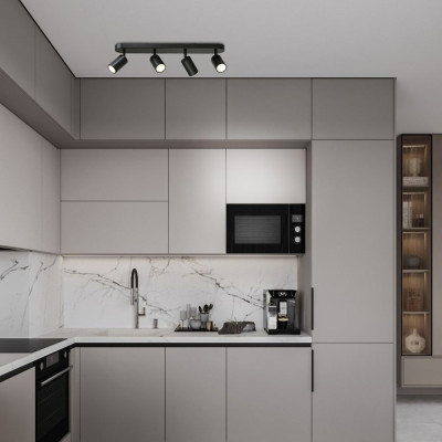 Світильник Videx під лампу 4xGU10 накладний поворотний (VL-SPF05B-WPB) Вінниця - фото 4