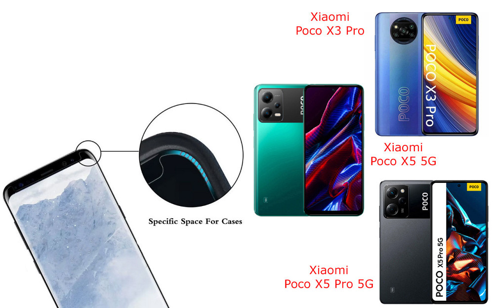 Защитное стекло HyperGlass Pro для Xiaomi Poco X3 Pro, X5 5G, X5 Pro 5G – максимальная чувствительность и Киев - изображение 3