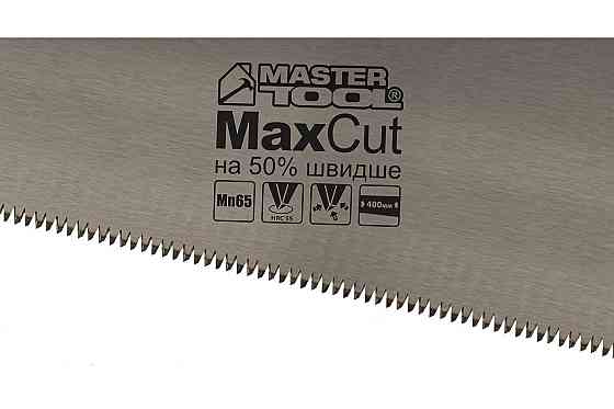 MASTERTOOL Ножівка столярна MASTERTOOL 7TPI MAX CUT 400 мм загартований зуб 3-D заточування пол Коломия