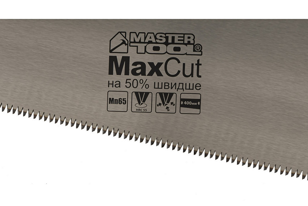 MASTERTOOL Ножівка столярна MASTERTOOL 7TPI MAX CUT 400 мм загартований зуб 3-D заточування пол Коломия - фото 2