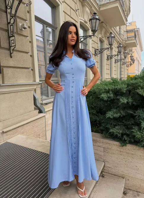 Лляна літня сукня жіноча — легка сукня на літо | 42-52 розмір Одеса - фото 4
